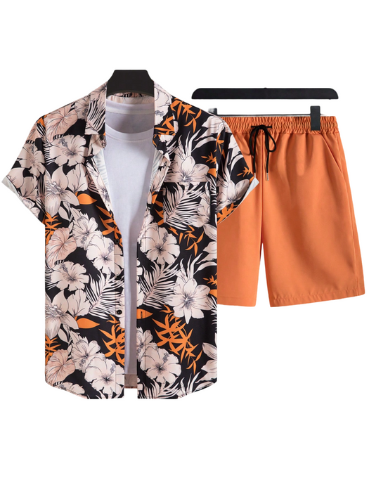 Tropical Harmony Shirt And Shorts Set