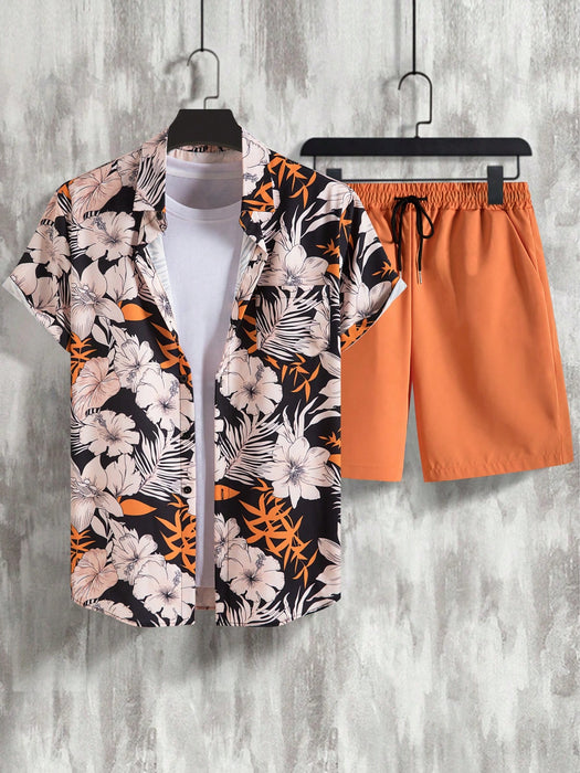 Tropical Harmony Shirt And Shorts Set