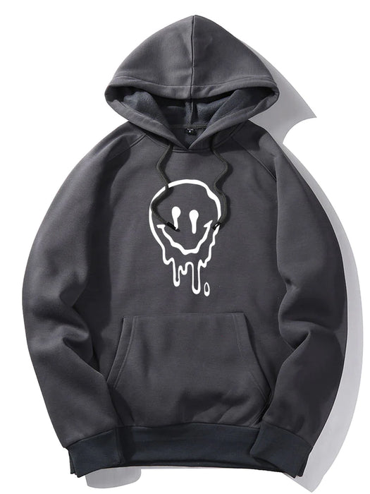 Smiley Print Hoodie