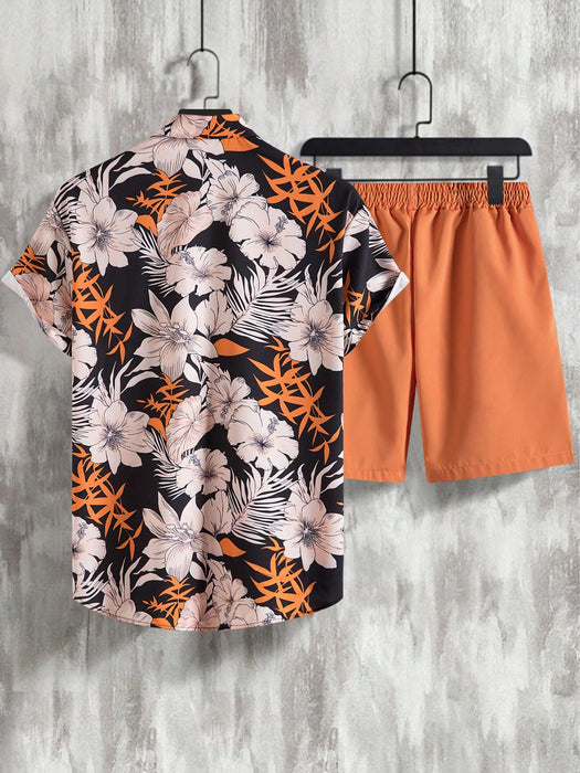 Tropical Harmony Shirt And Shorts Set