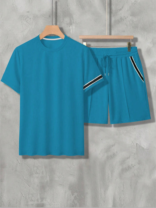 Midnight Athletic T Shirt And Shorts Set