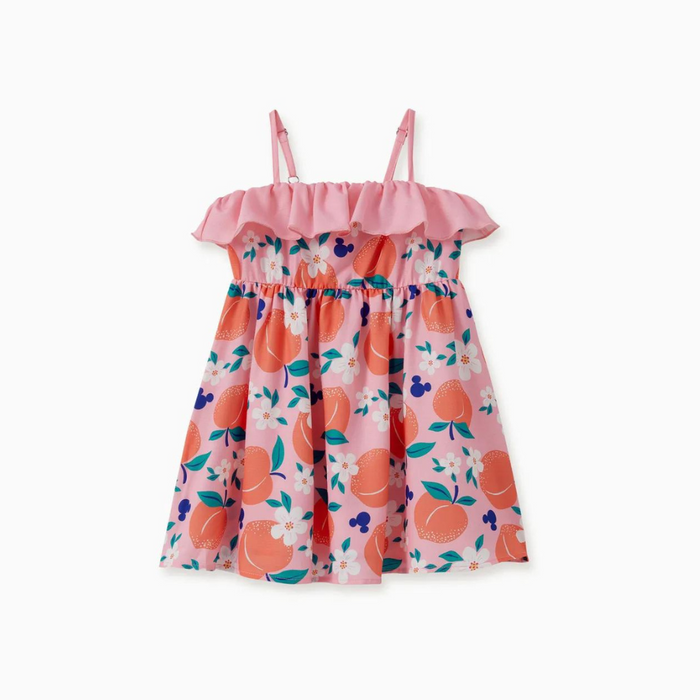 Cartoon And Flower Family Matching Outfit Set