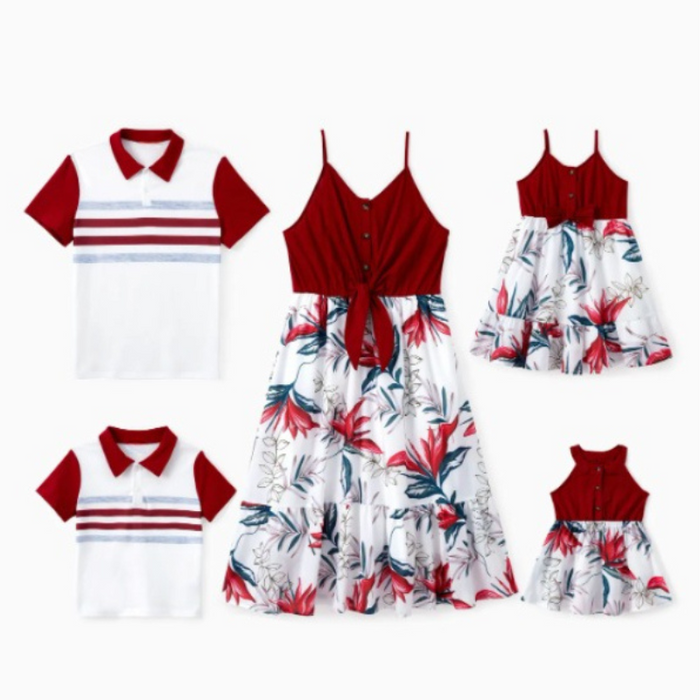 Floral Elegance Family Outfit Collection