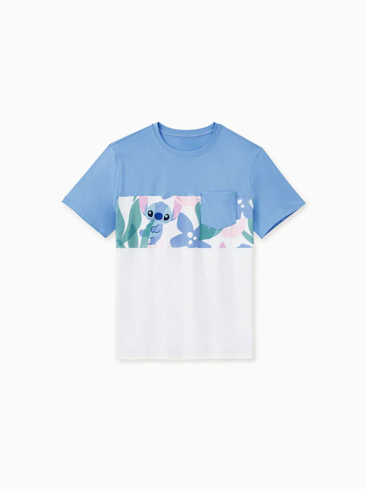 Family Matching Floral Plant Print T Shirt And Dress Set