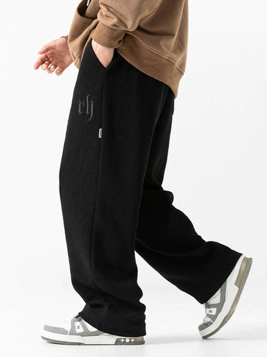 Straight Leg Waffle Pant