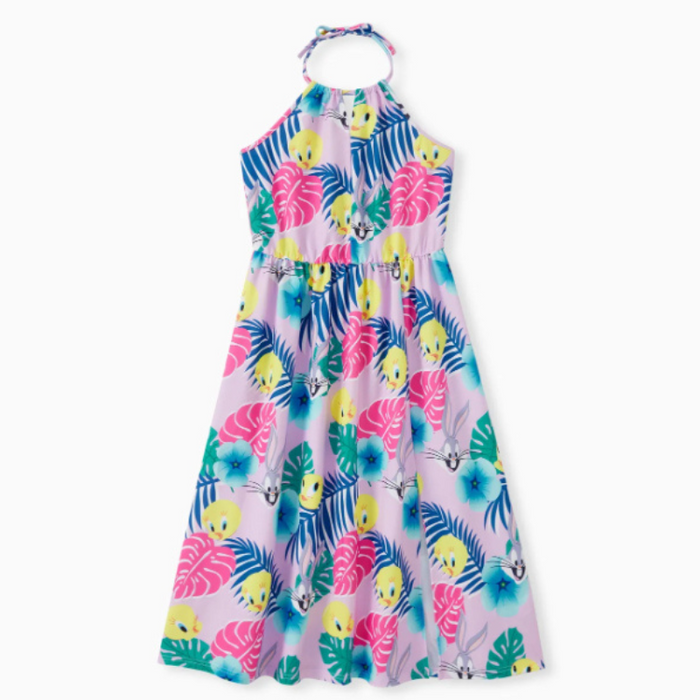 Tropical Family Clothing Set With Vibrant Floral Patterns