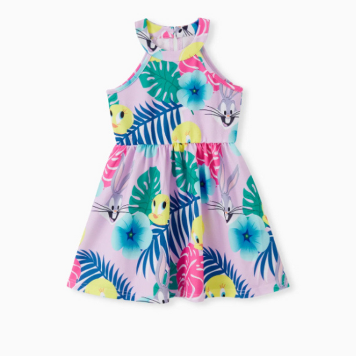 Tropical Family Clothing Set With Vibrant Floral Patterns