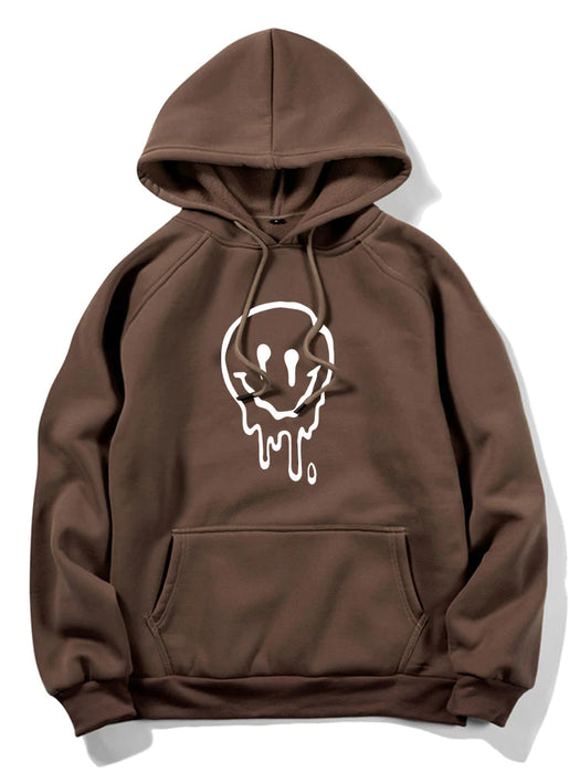 Smiley Print Hoodie