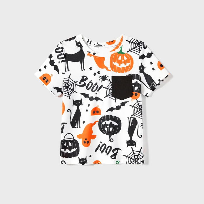 Family Matching Halloween Print Outfits