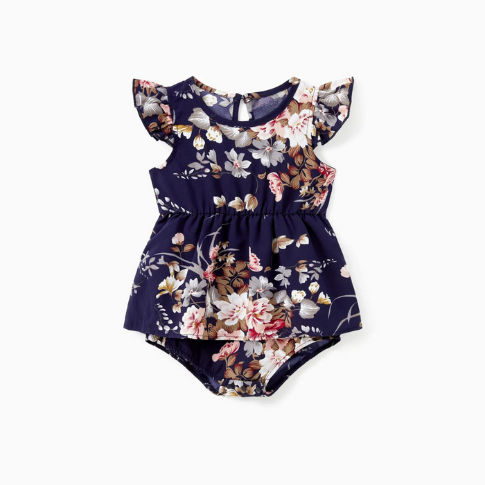 Classic Blossom Family Matching Outfit Set