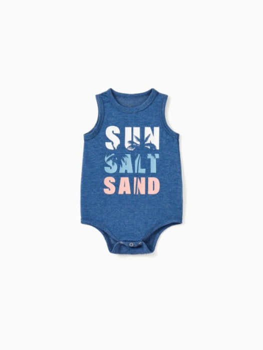 Sun Salt Sand Summer Collection Of Tanks And Dress Family Matching Set