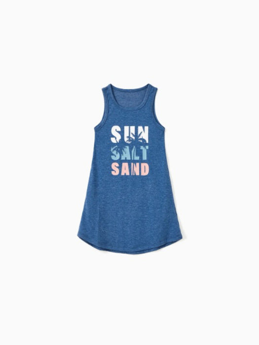 Sun Salt Sand Summer Collection Of Tanks And Dress Family Matching Set