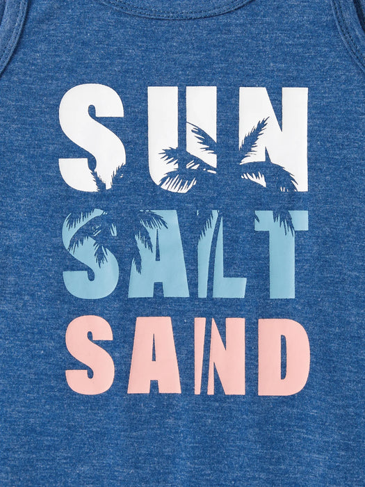 Sun Salt Sand Summer Collection Of Tanks And Dress Family Matching Set