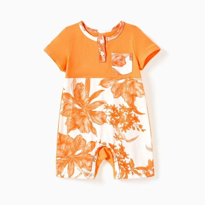 Family Matching Tee and Cami Top Spliced Belted Dress Sets