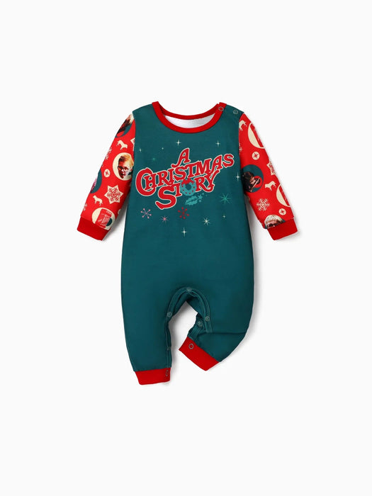 Christmas Story Printed Family Matching Christmas Pajama Set