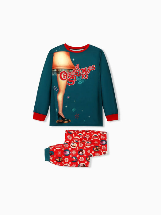 Christmas Story Printed Family Matching Christmas Pajama Set