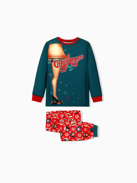 Christmas Story Printed Family Matching Christmas Pajama Set