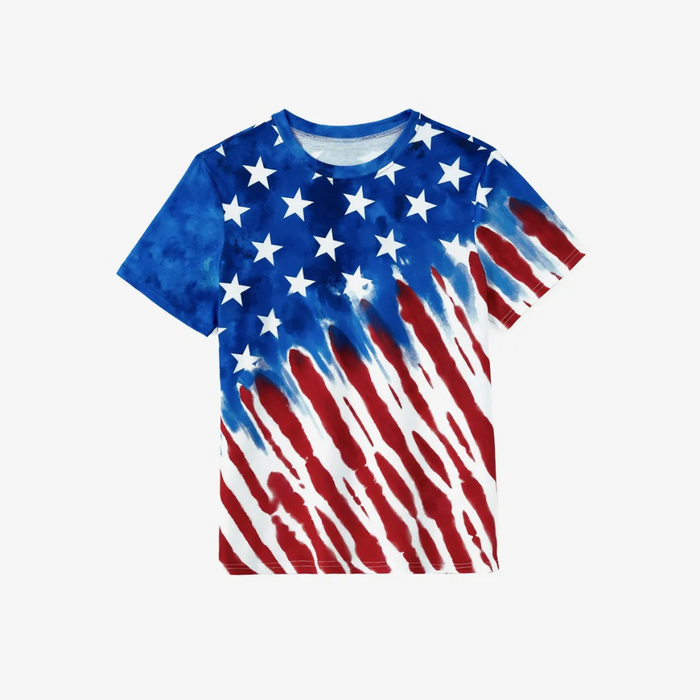 Patriotic Star And Stripe Family Matching Outfit Set