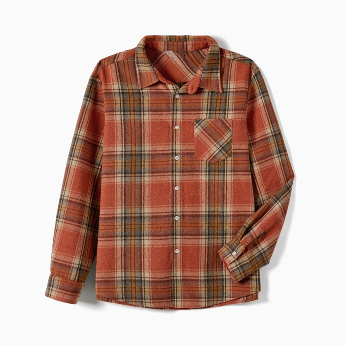 Autumn Plaid Family Matching Outfit Set