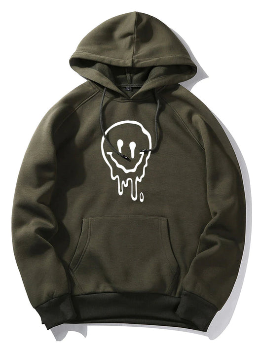 Smiley Print Hoodie