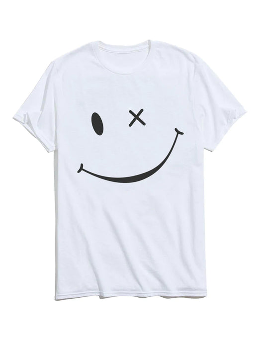 Smiley Face Short Sleeve T-Shirt