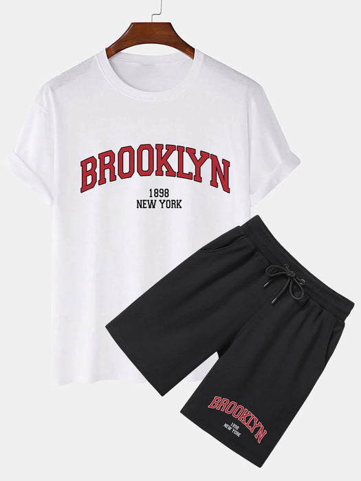 Brooklyn Print T-Shirt & Short