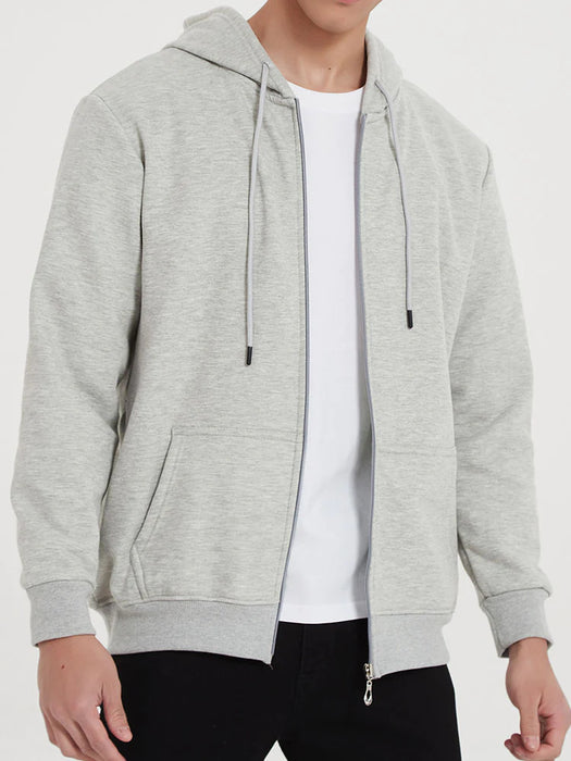 Basic Zipped Hoodie