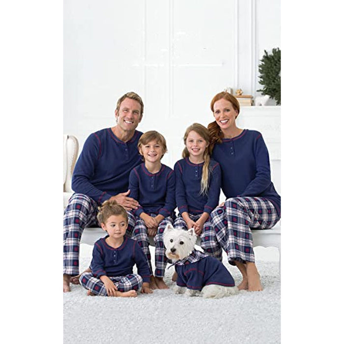 The Christmas Snowfall Plaid Family Sets