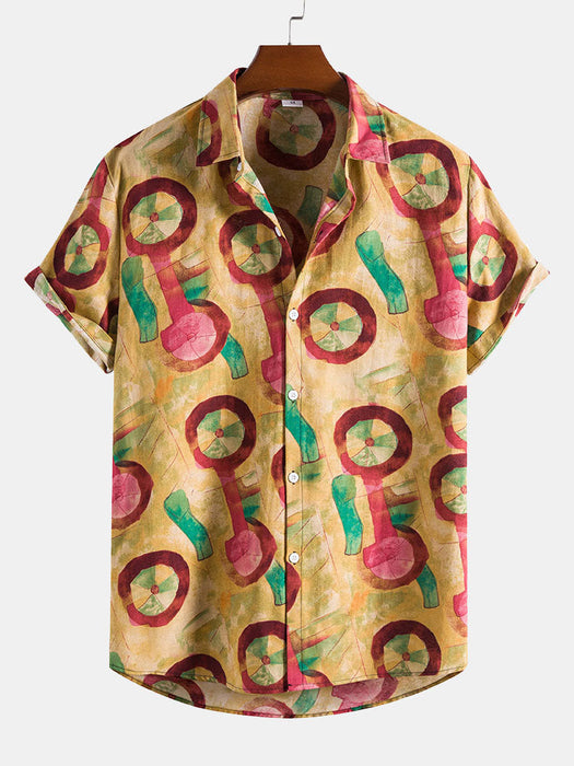 Abstract Printed Shirt