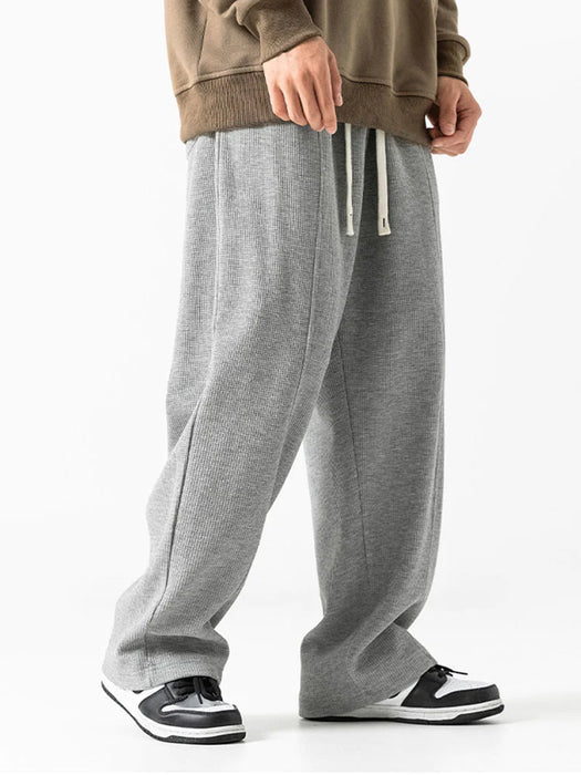 Straight Leg Waffle Pant