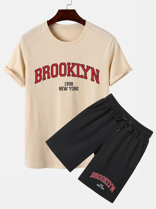 Brooklyn Print T-Shirt & Short