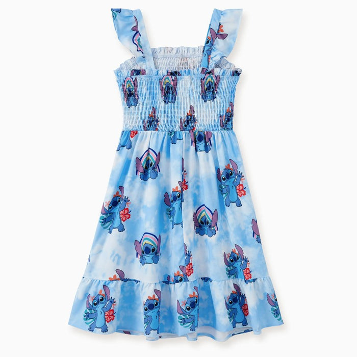 Stitch Family Matching Tie Dye Floral Character Outfits