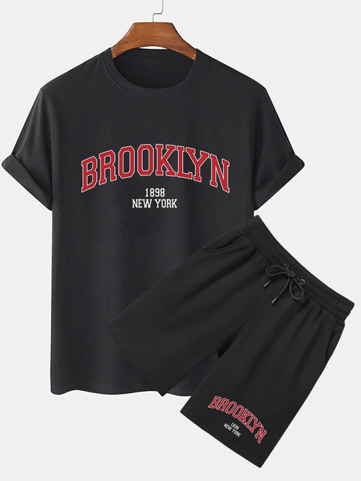 Brooklyn Print T-Shirt & Short