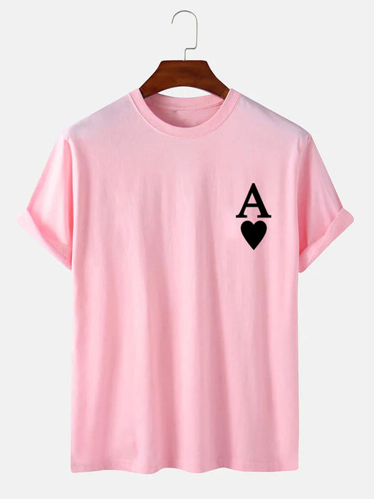 Ace Of Spades Print T-Shirt