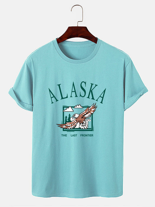 Alaska Eagle Print T-Shirt