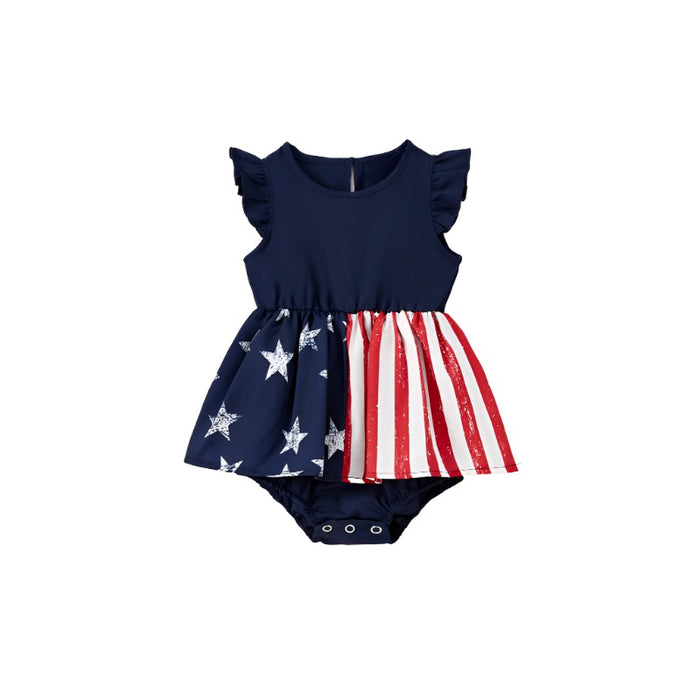 American Flag Print Family Matching Set