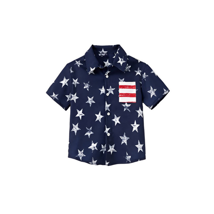 American Flag Print Family Matching Set