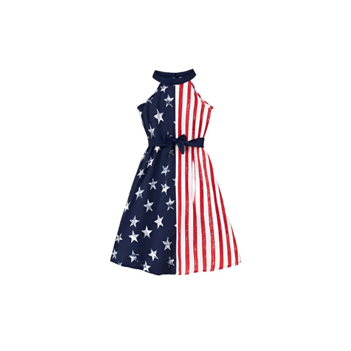 American Flag Print Family Matching Set