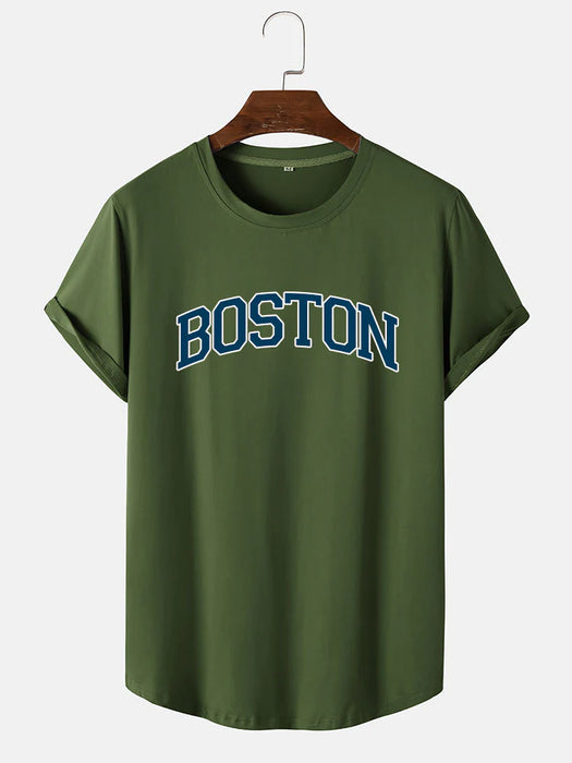 Boston Print T-Shirt