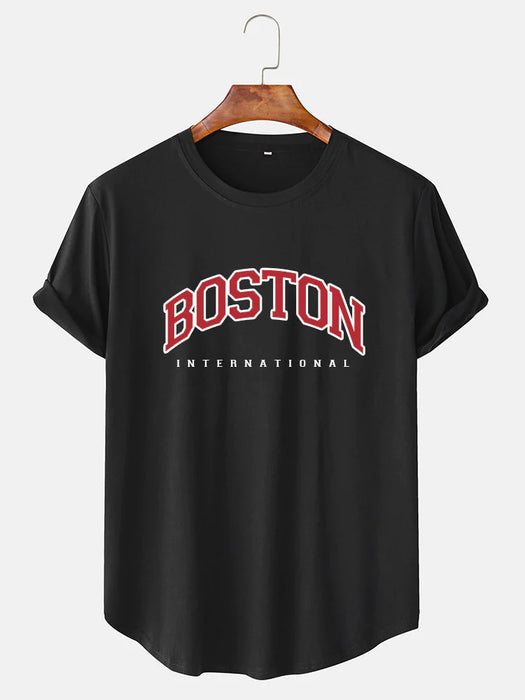 Boston Print Cool T-Shirt