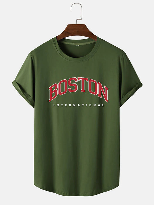 Boston Print Cool T-Shirt