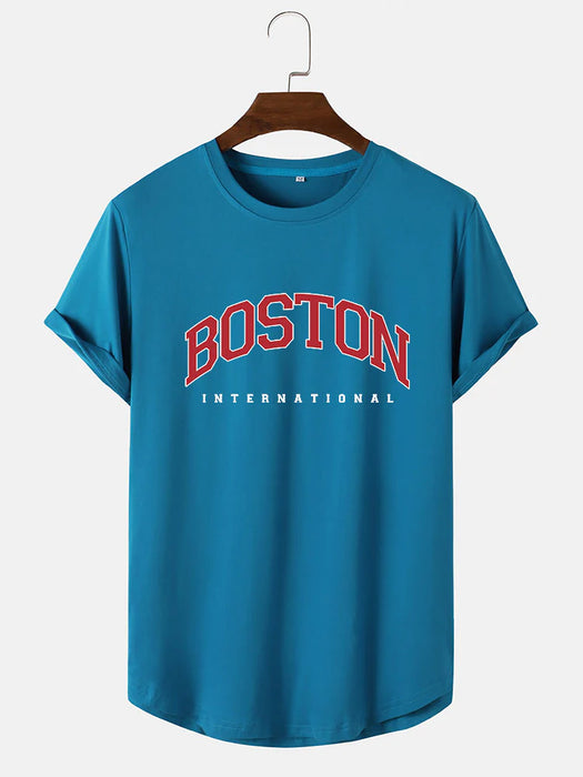 Boston Print Cool T-Shirt