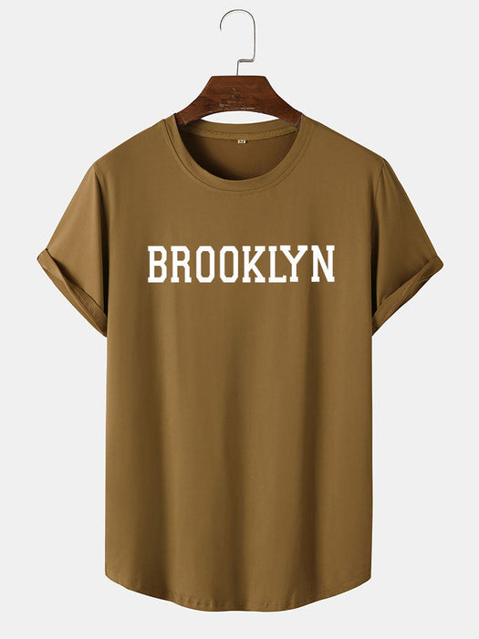 Brooklyn Letter Print T-Shirt