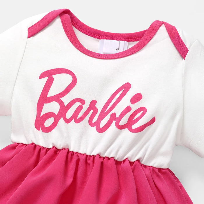 Barbie Letter Print Rompers Family Matching Set