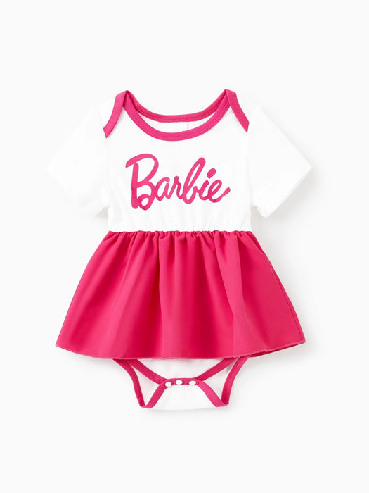 Barbie Letter Print Rompers Family Matching Set