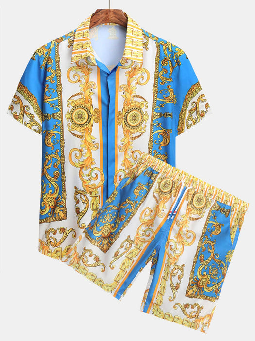 Baroque Print Azure Set