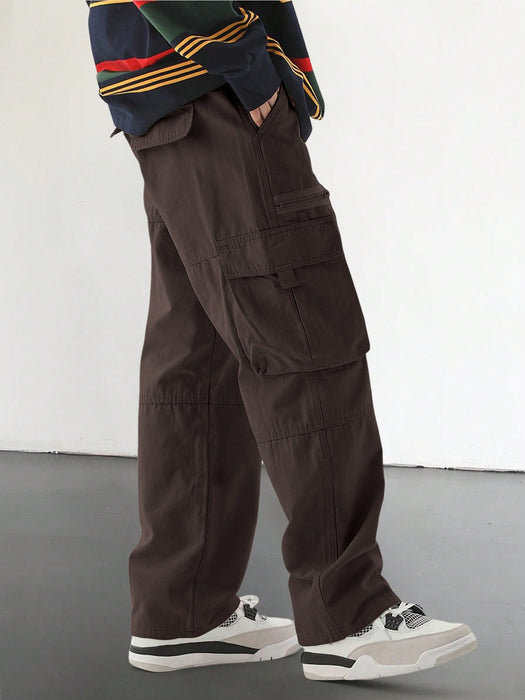 Cargo Pants With Flap And Side Pockets