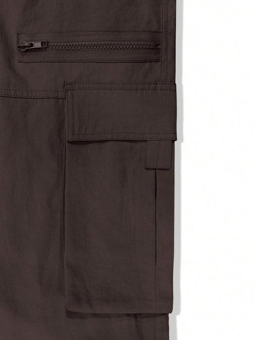 Cargo Pants With Flap And Side Pockets