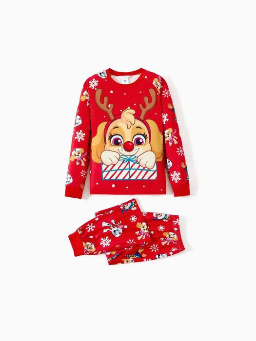 Cartoon Character Family Matching Christmas Pajama Set