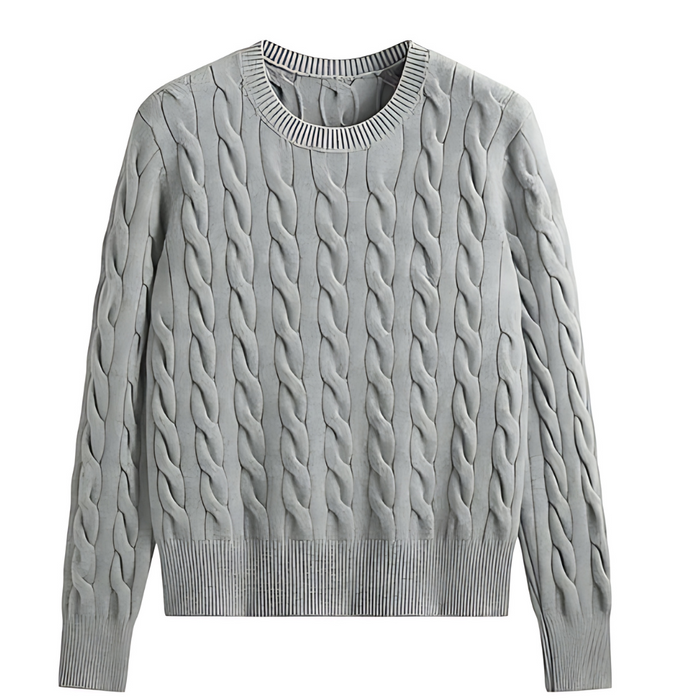 Casual Rib Knit Sweater